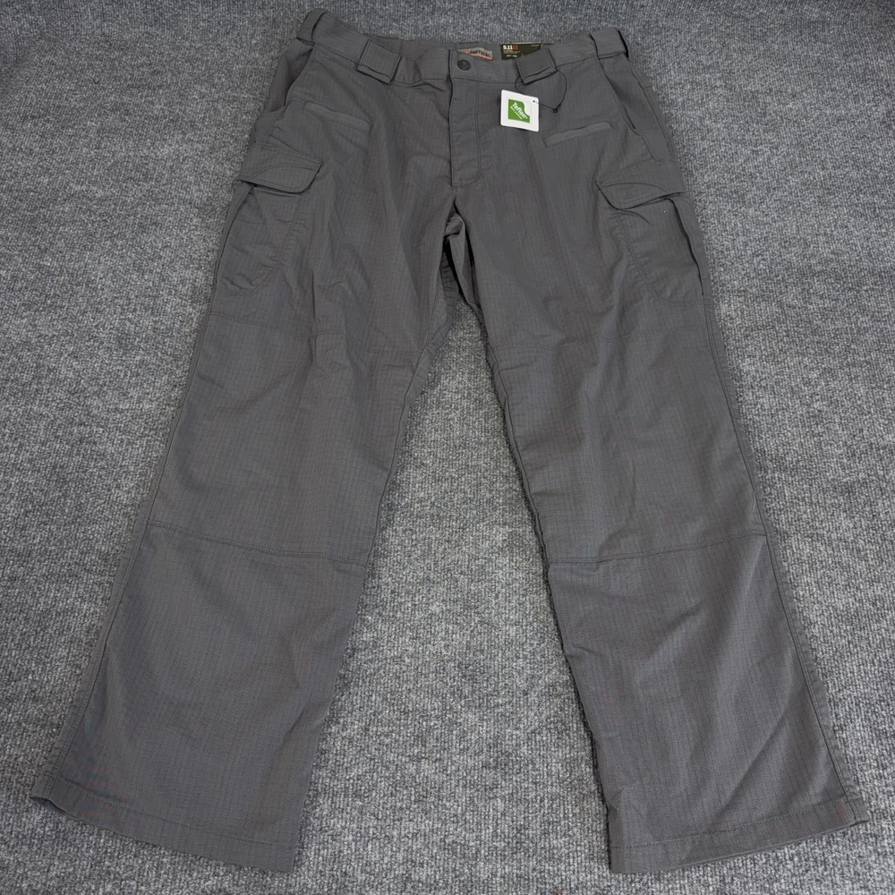 5.11 Tactical Stryke Pant Men 36x30 Gray Cargo Straight Teflon 511 NEW